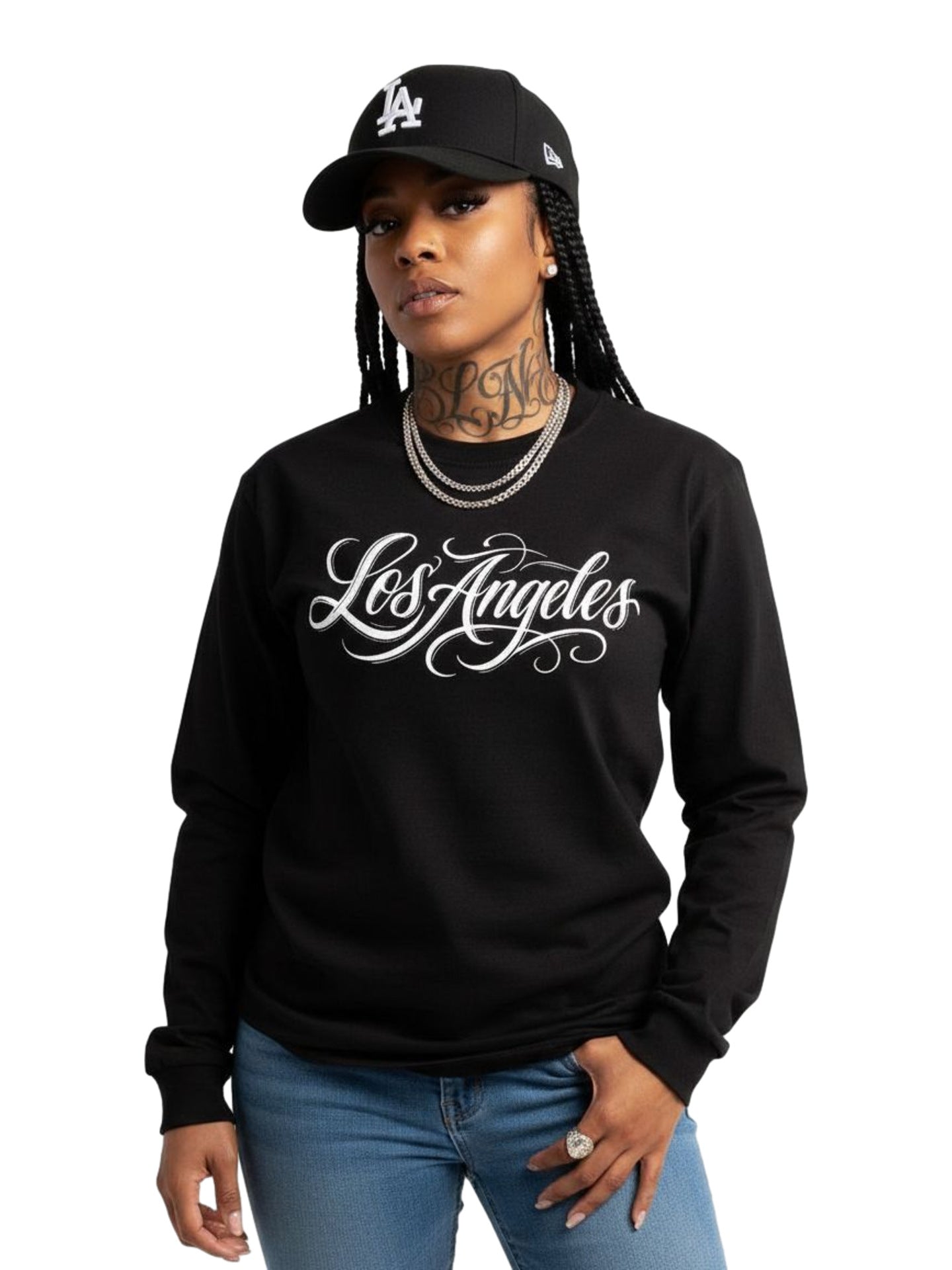 𝔾𝕣𝕠𝕦𝕟𝕕ℤ𝕖𝕣𝕠🎭♠墨西哥♠匪幫⚂25-26年⚅美式嘻哈厚磅數Los Angeles內搭長袖男女上衣T-SHIRT