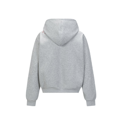 𝔾𝕣𝕠𝕦𝕟𝕕ℤ𝕖𝕣𝕠®2026年秋冬款復古新款厚磅數電繡字母連帽長袖T-shrit