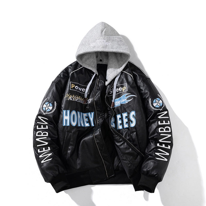 🔥𝔾𝕣𝕠𝕦𝕟𝕕⇔ℤ𝕖𝕣𝕠®25-26年秋冬新款vintag經典刺繡復古PU皮革機車夾克外套4色