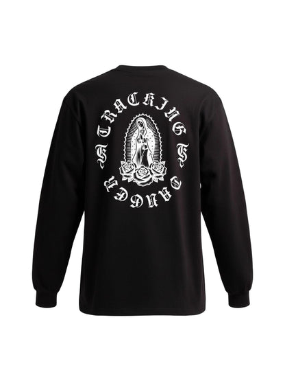 𝔾𝕣𝕠𝕦𝕟𝕕ℤ𝕖𝕣𝕠🎭♠墨西哥♠匪幫⚂25-26年⚅美式嘻哈厚磅數聖母內搭長袖男女上衣T-SHIRT