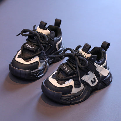 𝔾𝕣𝕠𝕦𝕟𝕕ℤ𝕖𝕣𝕠®－Deluxe－BabyKids Shoes✥2025年✥秋冬新款中小童復古百搭老爹鞋YN6088