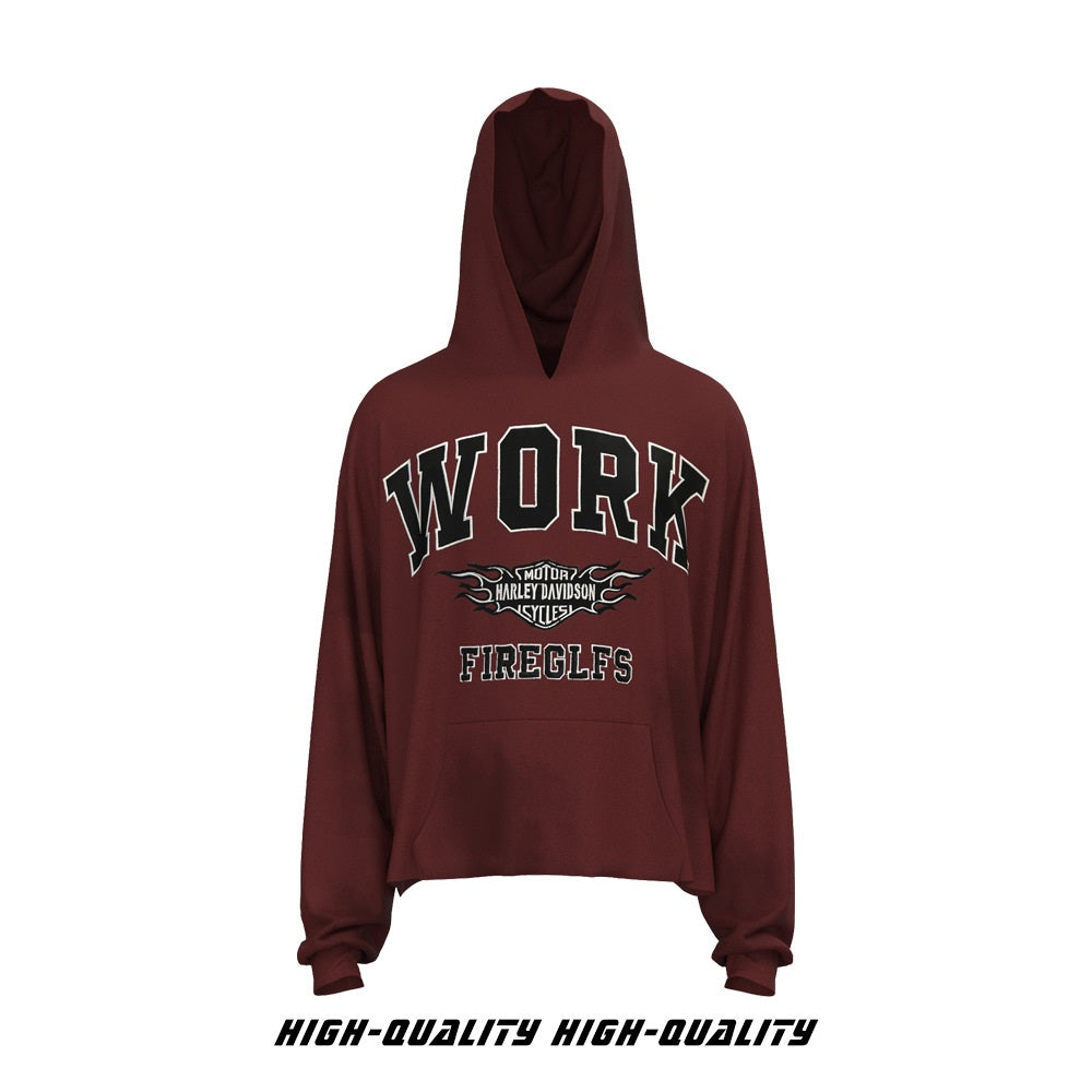 𝔾𝕣𝕠𝕦𝕟𝕕ℤ𝕖𝕣𝕠®2026年秋冬款經典字母連帽長袖大學上衣T-SHIRT