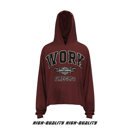 𝔾𝕣𝕠𝕦𝕟𝕕ℤ𝕖𝕣𝕠®2026年秋冬款經典字母連帽長袖大學上衣T-SHIRT