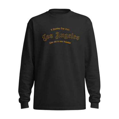 𝔾𝕣𝕠𝕦𝕟𝕕ℤ𝕖𝕣𝕠🎭♠墨西哥♠匪幫⚂25-26年⚅美式嘻哈厚磅數Los Angeles內搭長袖男女上衣T-SHIRT