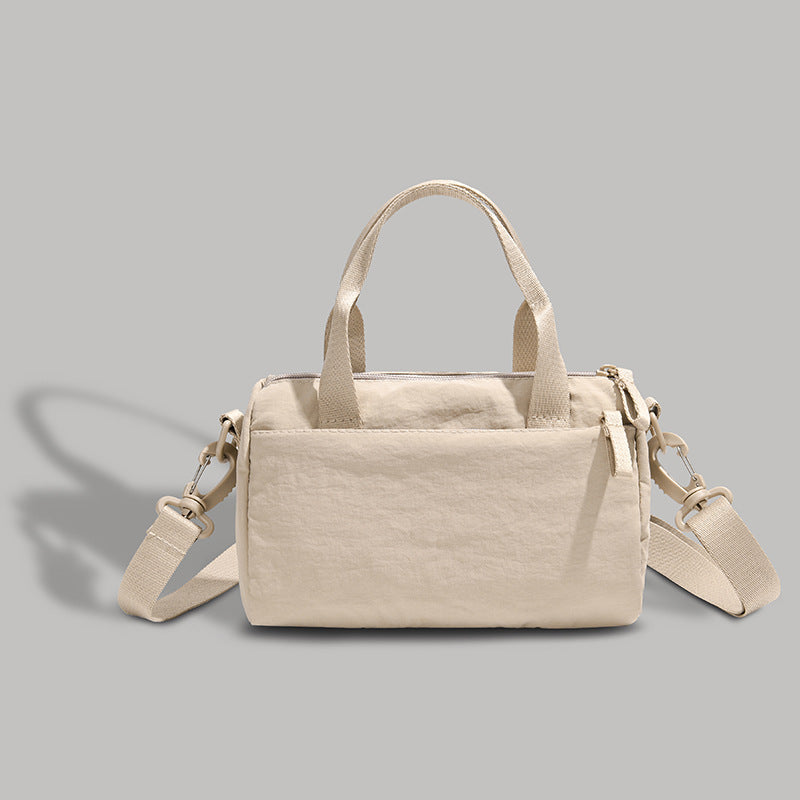 ✥𝔾𝕣𝕠𝕦𝕟𝕕ℤ𝕖𝕣𝕠®✥Deluxe/精選包包系列-美式休閒手提單肩百搭牛津布通勤水桶包