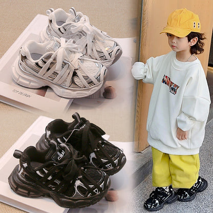 𝔾𝕣𝕠𝕦𝕟𝕕ℤ𝕖𝕣𝕠®－Deluxe－BabyKids Shoes✥2025年✥秋冬新款中小童復古運動休閒鞋XMT-2487