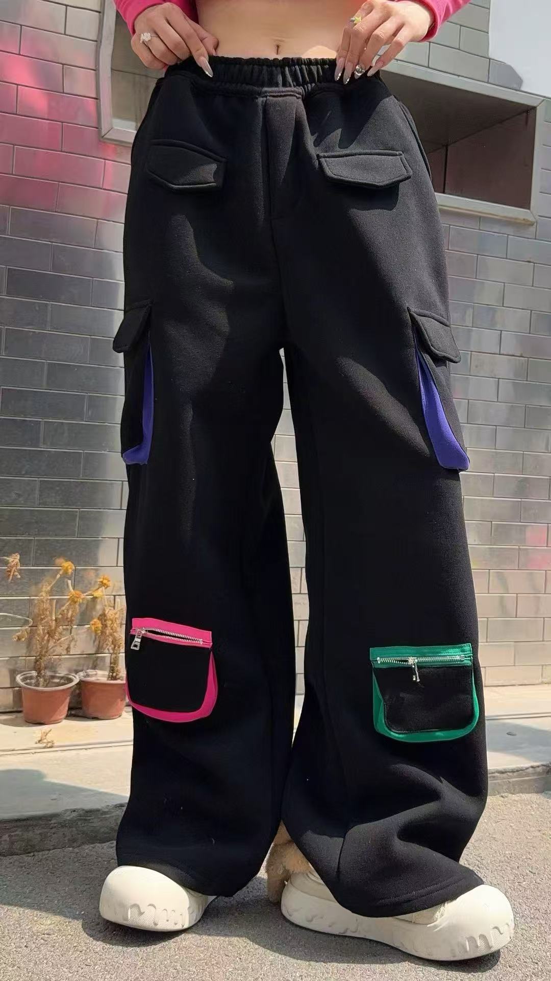 🄶🅁🄾🅄🄽🄳♾🅉🄴🅁🄾25-26SS♾無性別穿搭OverSize美式新款多口袋工裝休閒長褲(現貨優惠)