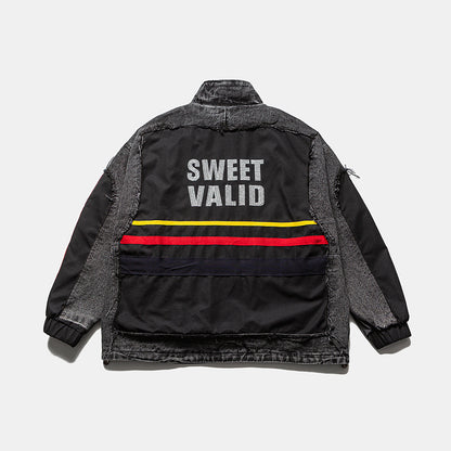 🔥𝔾𝕣𝕠𝕦𝕟𝕕⇔ℤ𝕖𝕣𝕠®25-26年秋冬新款vintag經典復古拼布立領夾克外套