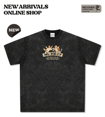 G.Z邁阿密南岸✥𝔾𝕣𝕠𝕦𝕟𝕕ℤ𝕖𝕣𝕠®✥2025年南裝大佬/美式嘻哈寬鬆重磅數No Mecy天使男女中性T-Shirt上衣