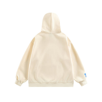 𝔾𝕣𝕠𝕦𝕟𝕕ℤ𝕖𝕣𝕠®2026年秋冬款經典厚磅數電繡符號連帽拉長袖T-SHIRT