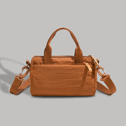 ✥𝔾𝕣𝕠𝕦𝕟𝕕ℤ𝕖𝕣𝕠®✥Deluxe/精選包包系列-美式休閒手提單肩百搭牛津布通勤水桶包