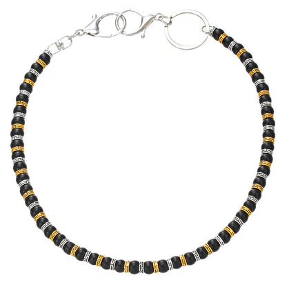 Flexing精品✥𝔾𝕣𝕠𝕦𝕟𝕕ℤ𝕖𝕣𝕠®✥歐美嘻哈設計感黑磨砂石個性褲腰鏈