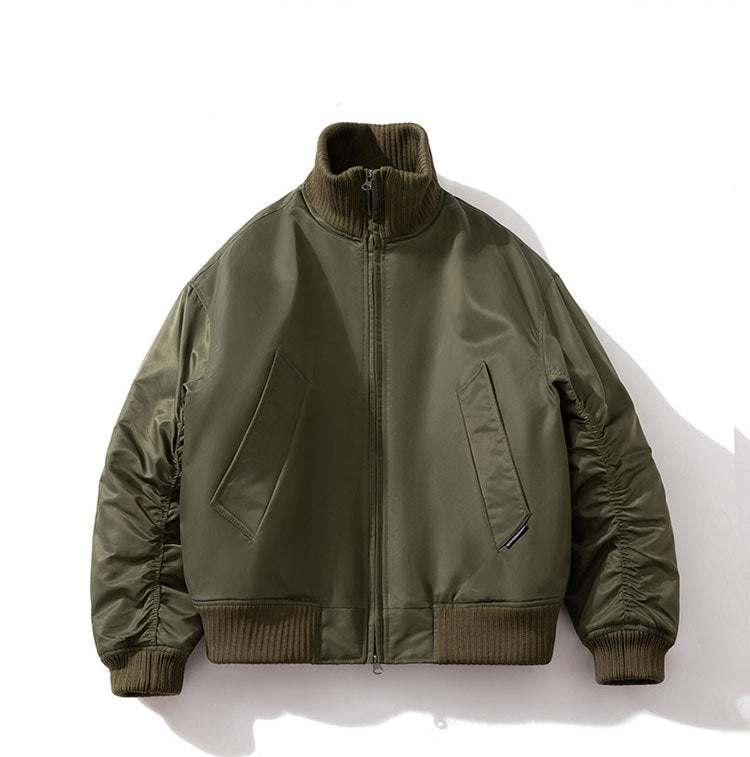 🔥𝔾𝕣𝕠𝕦𝕟𝕕⇔ℤ𝕖𝕣𝕠®25-26年秋冬新款vintag經典復古防風立領夾克棒球外套