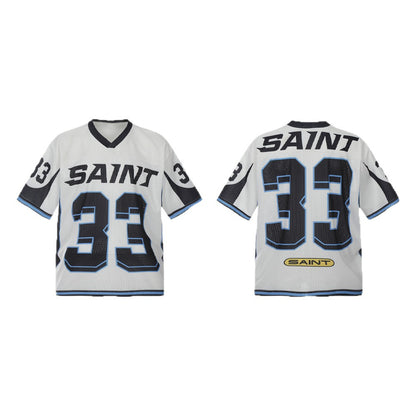 ☠𝔾𝕣𝕠𝕦𝕟𝕕ℤ𝕖𝕣𝕠®♛GZ嘻哈♛2025年SS-美式新款33号透氣短袖球衣T-Shirt上衣