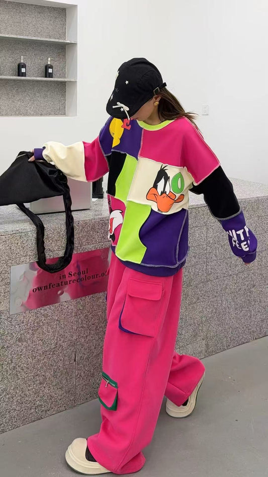 🄶🅁🄾🅄🄽🄳♾🅉🄴🅁🄾25-26SS♾無性別穿搭OverSize美式新款多口袋工裝休閒長褲(現貨優惠)