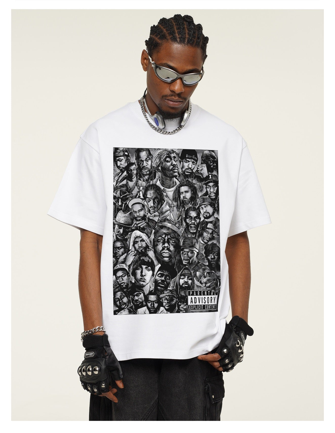 G.Z邁阿密南岸𝔾𝕣𝕠𝕦𝕟𝕕ℤ𝕖𝕣𝕠®✥南裝大佬✥ 美式嘻哈水洗重磅數男女中性經典嘻哈明星短袖上衣T-Shirt(亞洲版型)