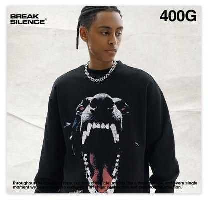 G.Z邁阿密南岸𝔾𝕣𝕠𝕦𝕟𝕕ℤ𝕖𝕣𝕠®✥南裝大佬✥ 美式嘻哈水400g美式惡犬長袖上衣T-Shirt