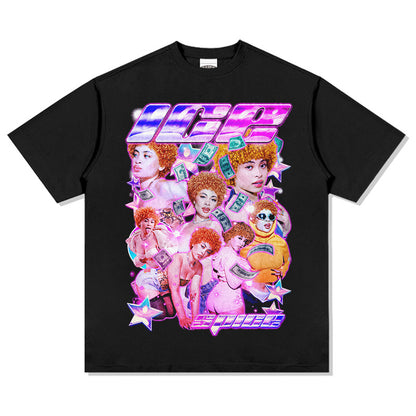 G.Z邁阿密南岸✥𝔾𝕣𝕠𝕦𝕟𝕕ℤ𝕖𝕣𝕠®✥2025年南裝大佬/美式嘻哈寬鬆重磅數Ice Spice男女中性T-Shirt上衣