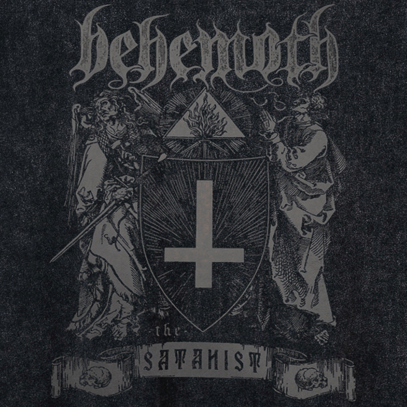 ♠𝔾𝕣𝕠𝕦𝕟𝕕ℤ𝕖𝕣𝕠♠美式風格夏日新款水洗破壞厚磅數十字胸鏈聖騎士坎肩無袖背心