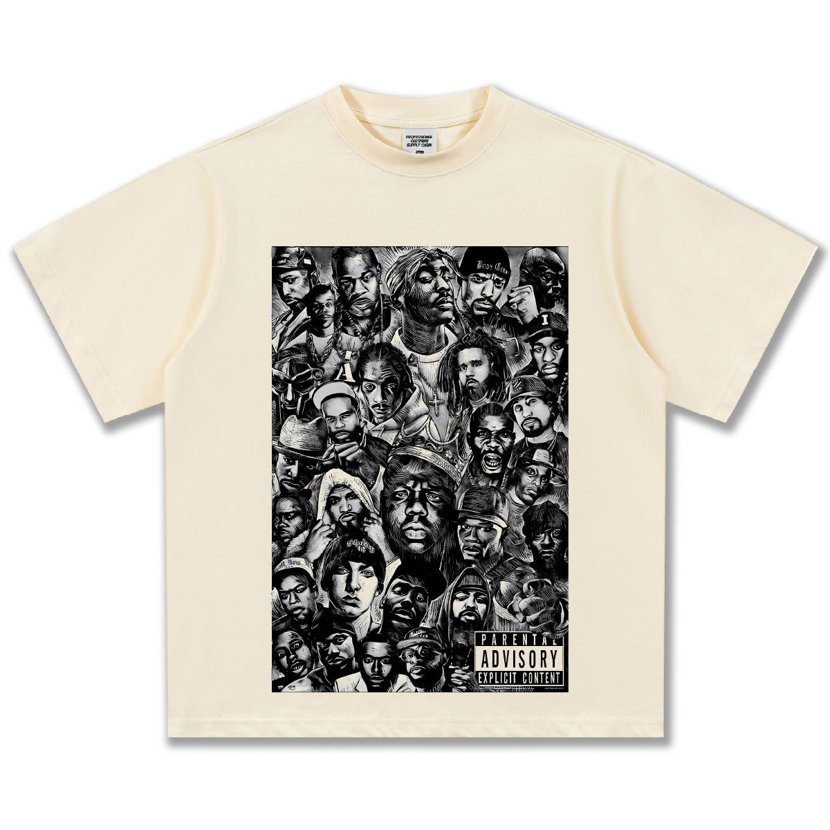 G.Z邁阿密南岸𝔾𝕣𝕠𝕦𝕟𝕕ℤ𝕖𝕣𝕠®✥南裝大佬✥ 美式嘻哈水洗重磅數男女中性經典嘻哈明星短袖上衣T-Shirt(亞洲版型)