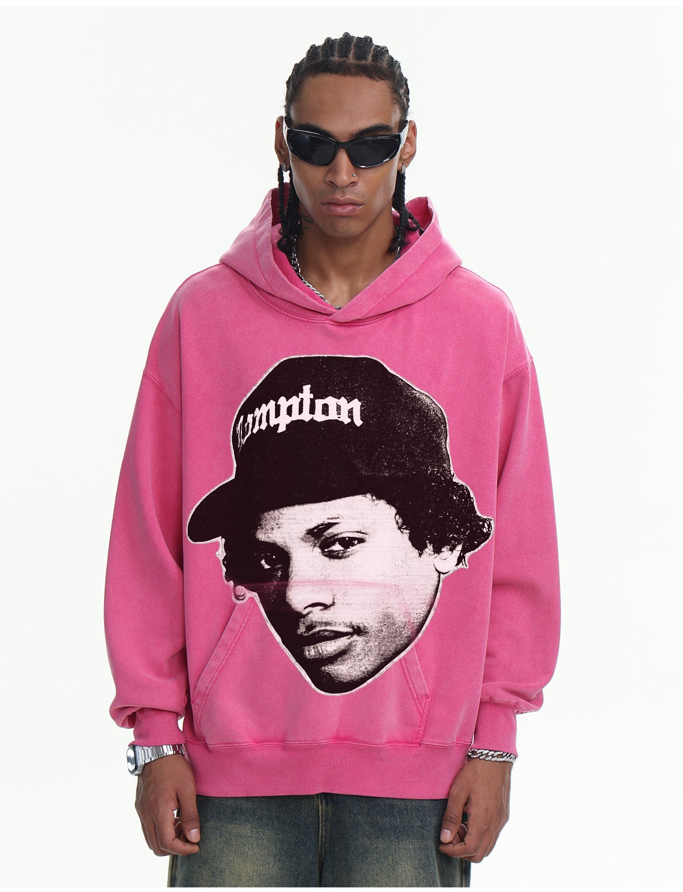 G.Z邁阿密南岸𝔾𝕣𝕠𝕦𝕟𝕕ℤ𝕖𝕣𝕠®✥南裝大佬✥ 美式嘻哈水410gEAZY-E長袖上衣T-Shirt