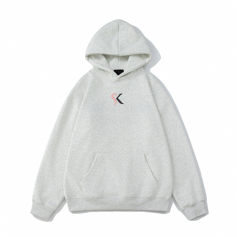 G.Z邁阿密南岸𝔾𝕣𝕠𝕦𝕟𝕕ℤ𝕖𝕣𝕠®✥南裝大佬✥ 美式嘻哈簡約刺繡連帽長袖上衣T-Shirt