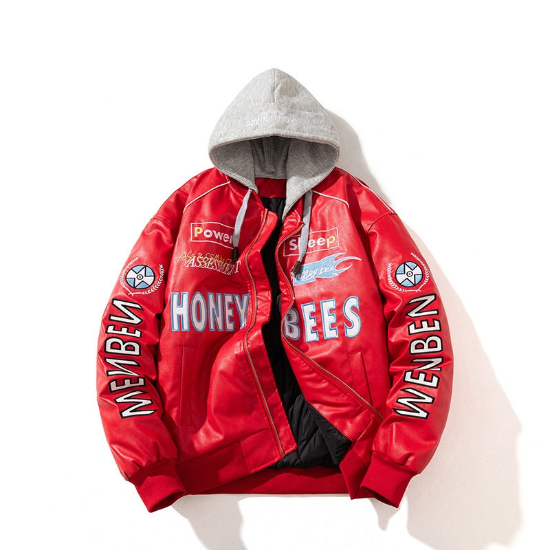 🔥𝔾𝕣𝕠𝕦𝕟𝕕⇔ℤ𝕖𝕣𝕠®25-26年秋冬新款vintag經典刺繡復古PU皮革機車夾克外套4色