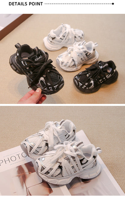 𝔾𝕣𝕠𝕦𝕟𝕕ℤ𝕖𝕣𝕠®－Deluxe－BabyKids Shoes✥2025年✥秋冬新款中小童復古運動休閒鞋XMT-2487