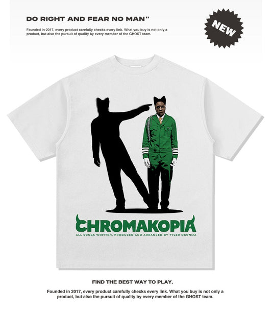 G.Z邁阿密南岸✥𝔾𝕣𝕠𝕦𝕟𝕕ℤ𝕖𝕣𝕠®✥2025年南裝大佬/美式嘻哈寬鬆重磅數Tyler A款男女中性T-Shirt上衣