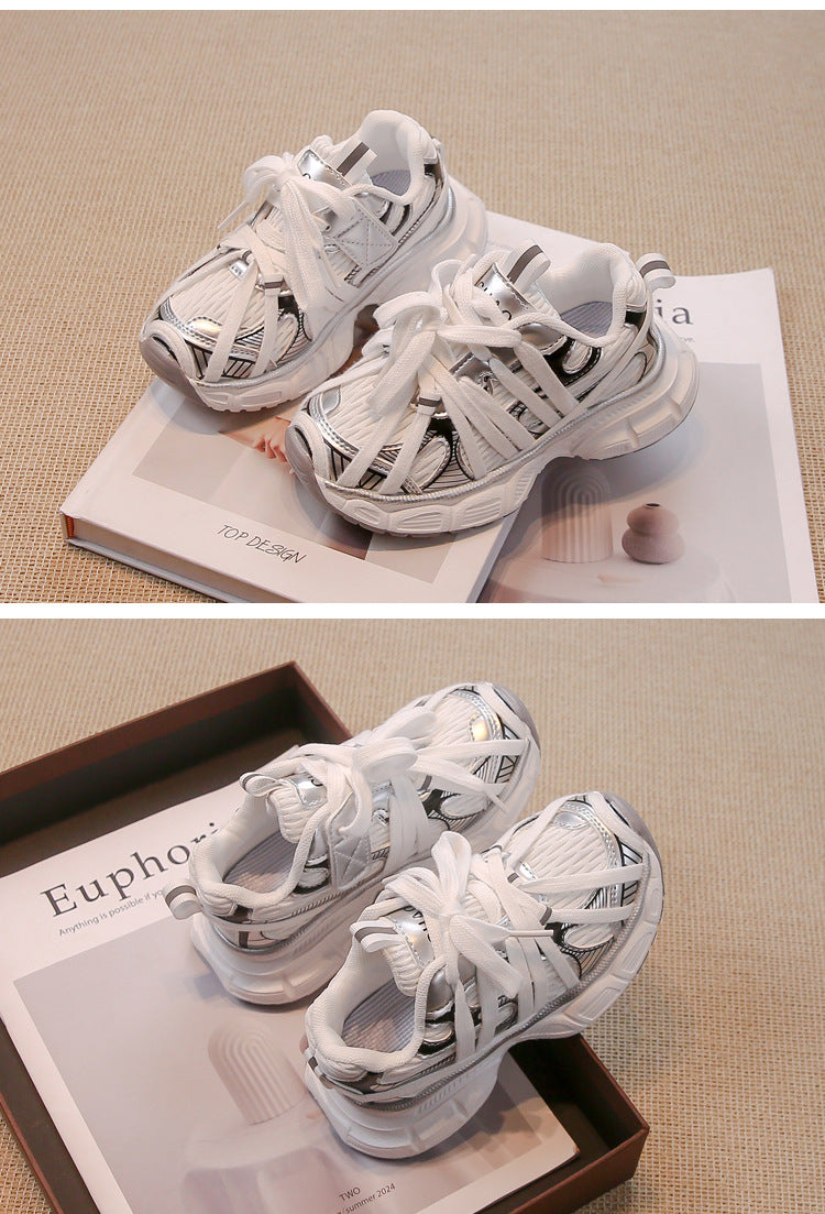 𝔾𝕣𝕠𝕦𝕟𝕕ℤ𝕖𝕣𝕠®－Deluxe－BabyKids Shoes✥2025年✥秋冬新款中小童復古運動休閒鞋XMT-2487