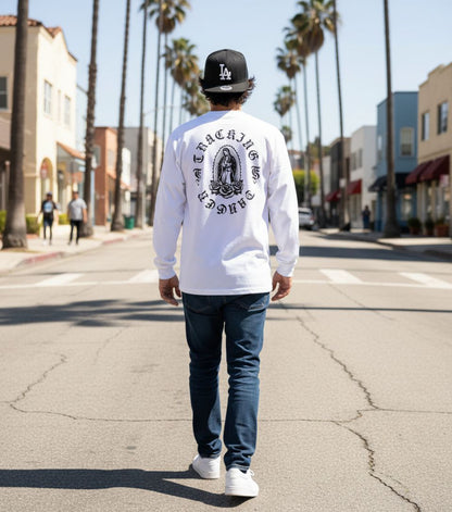 𝔾𝕣𝕠𝕦𝕟𝕕ℤ𝕖𝕣𝕠🎭♠墨西哥♠匪幫⚂25-26年⚅美式嘻哈厚磅數聖母內搭長袖男女上衣T-SHIRT