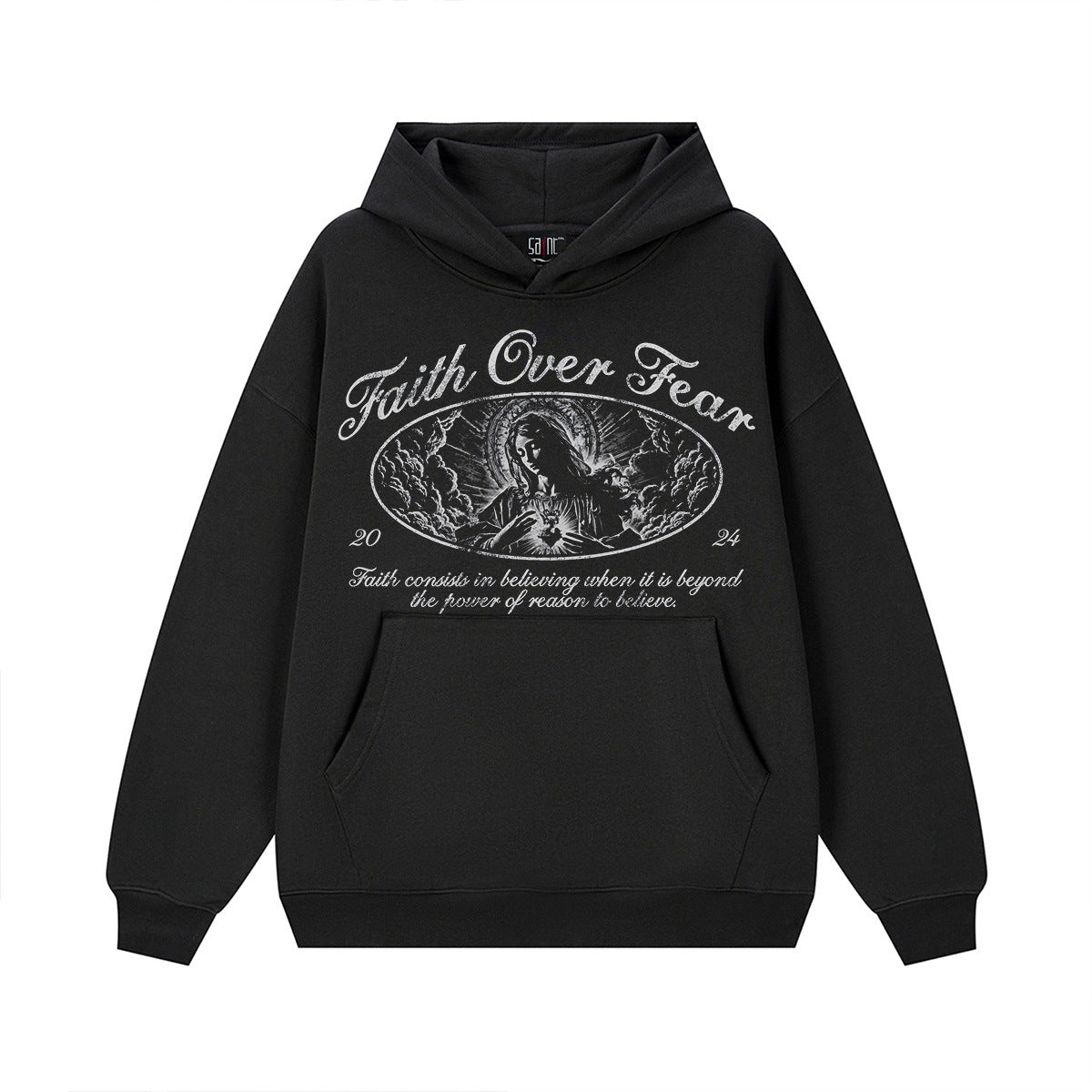 G.Z邁阿密南岸𝔾𝕣𝕠𝕦𝕟𝕕ℤ𝕖𝕣𝕠®✥南裝大佬✥ 美式嘻哈水400g慈愛聖母長袖上衣T-Shirt