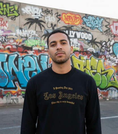 𝔾𝕣𝕠𝕦𝕟𝕕ℤ𝕖𝕣𝕠🎭♠墨西哥♠匪幫⚂25-26年⚅美式嘻哈厚磅數Los Angeles內搭長袖男女上衣T-SHIRT