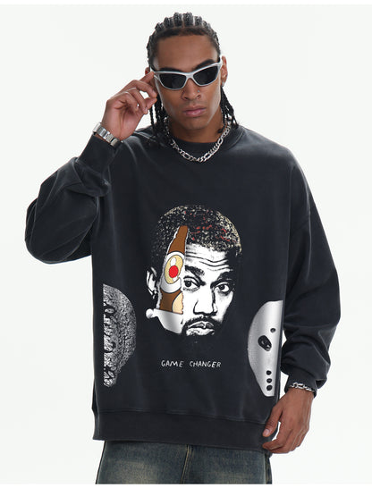 G.Z邁阿密南岸𝔾𝕣𝕠𝕦𝕟𝕕ℤ𝕖𝕣𝕠®✥南裝大佬✥ 美式嘻哈水410gBreakSilence長袖上衣T-Shirt