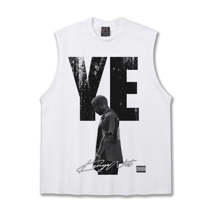 G.Z邁阿密南岸𝔾𝕣𝕠𝕦𝕟𝕕ℤ𝕖𝕣𝕠®✥南裝大佬✥ 美式嘻哈水洗重磅數男女中性YE坎肩背心亞洲版型)