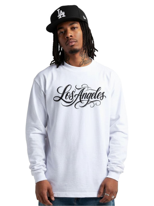 𝔾𝕣𝕠𝕦𝕟𝕕ℤ𝕖𝕣𝕠🎭♠墨西哥♠匪幫⚂25-26年⚅美式嘻哈厚磅數Los Angeles內搭長袖男女上衣T-SHIRT