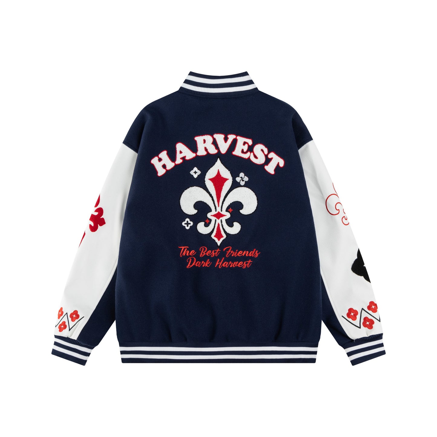 𝔾𝕣𝕠𝕦𝕟𝕕ℤ𝕖𝕣𝕠®2026年秋冬款復古PU皮革老花字母棒球夾克外套(加厚限量)