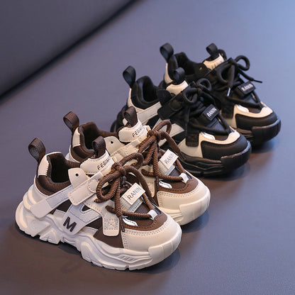 𝔾𝕣𝕠𝕦𝕟𝕕ℤ𝕖𝕣𝕠®－Deluxe－BabyKids Shoes✥2025年✥秋冬新款中小童復古百搭老爹鞋YN6088