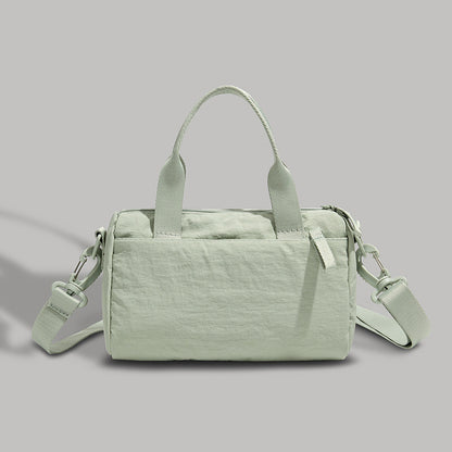 ✥𝔾𝕣𝕠𝕦𝕟𝕕ℤ𝕖𝕣𝕠®✥Deluxe/精選包包系列-美式休閒手提單肩百搭牛津布通勤水桶包