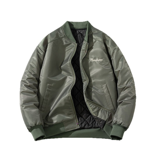 🔥𝔾𝕣𝕠𝕦𝕟𝕕⇔ℤ𝕖𝕣𝕠®25-26年秋冬新款vintag復古防風刺鏽飛行夾克外套5色