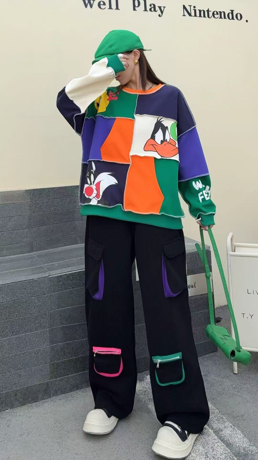 🄶🅁🄾🅄🄽🄳♾🅉🄴🅁🄾25-26SS♾無性別穿搭OverSize美式新款多口袋工裝休閒長褲(現貨優惠)