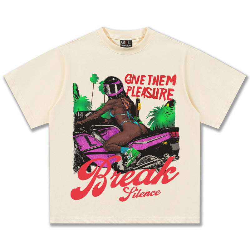 G.Z邁阿密南岸𝔾𝕣𝕠𝕦𝕟𝕕ℤ𝕖𝕣𝕠®✥南裝大佬✥ 美式嘻哈水洗重磅數男女中性速度與激情短袖上衣T-Shirt(亞洲版型)