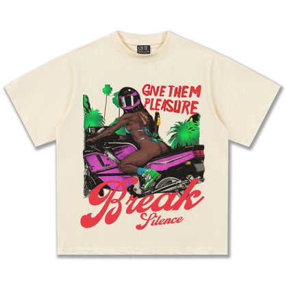 G.Z邁阿密南岸𝔾𝕣𝕠𝕦𝕟𝕕ℤ𝕖𝕣𝕠®✥南裝大佬✥ 美式嘻哈水洗重磅數男女中性速度與激情短袖上衣T-Shirt(亞洲版型)