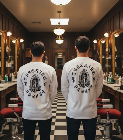 𝔾𝕣𝕠𝕦𝕟𝕕ℤ𝕖𝕣𝕠🎭♠墨西哥♠匪幫⚂25-26年⚅美式嘻哈厚磅數聖母內搭長袖男女上衣T-SHIRT