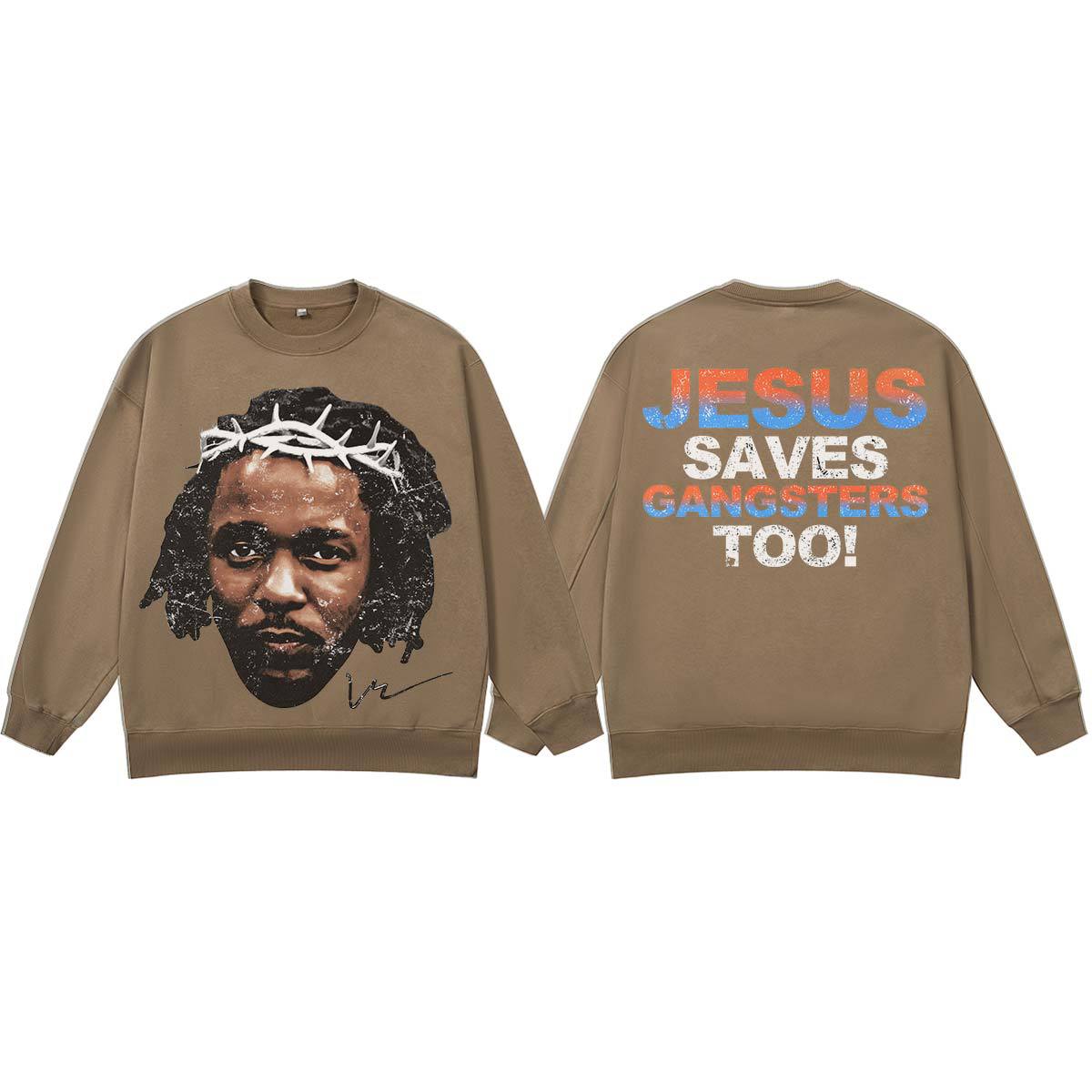 G.Z邁阿密南岸𝔾𝕣𝕠𝕦𝕟𝕕ℤ𝕖𝕣𝕠®✥南裝大佬✥ 美式嘻哈水410gKendrick Lamar長袖上衣T-Shirt