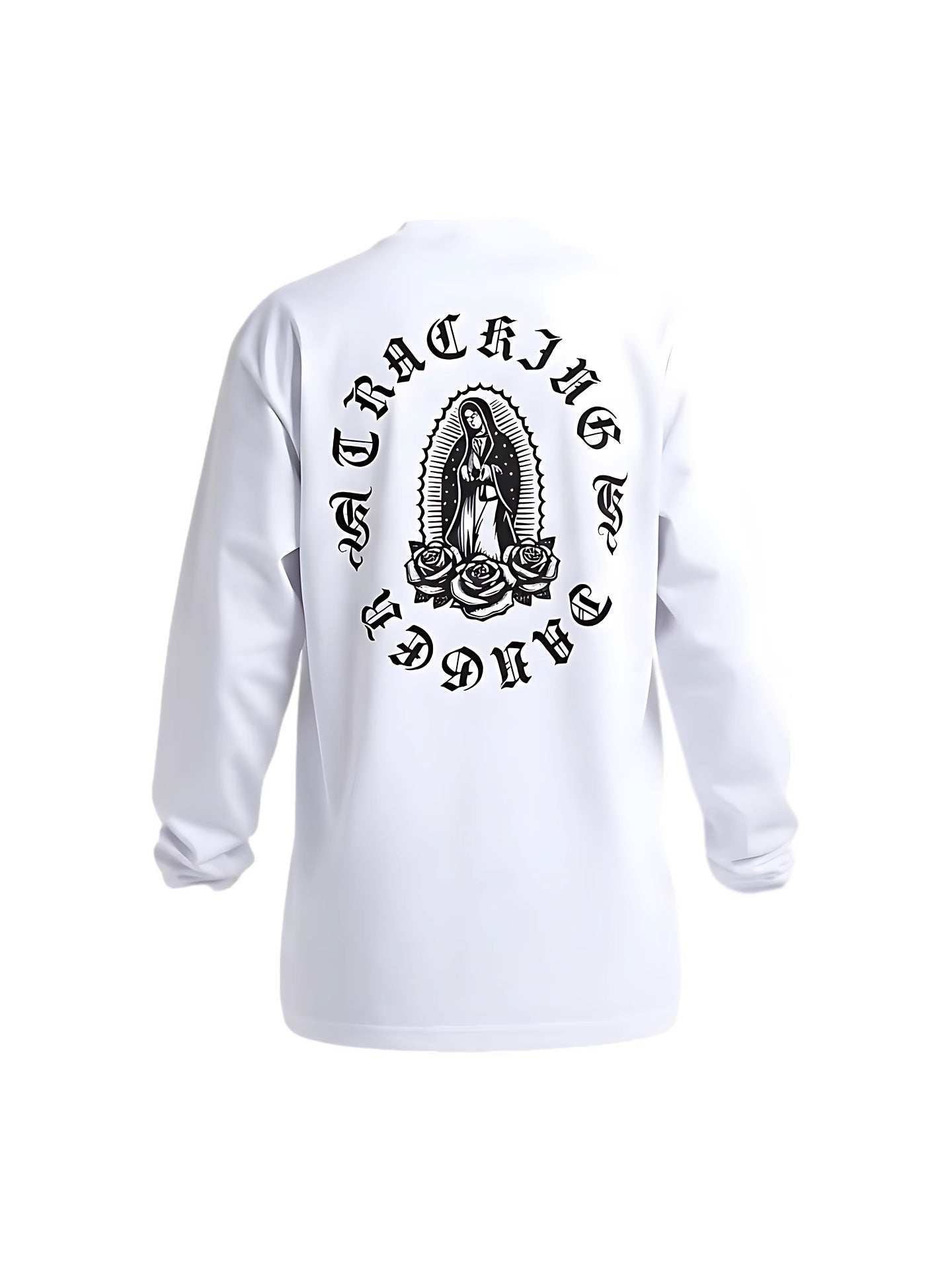 𝔾𝕣𝕠𝕦𝕟𝕕ℤ𝕖𝕣𝕠🎭♠墨西哥♠匪幫⚂25-26年⚅美式嘻哈厚磅數聖母內搭長袖男女上衣T-SHIRT