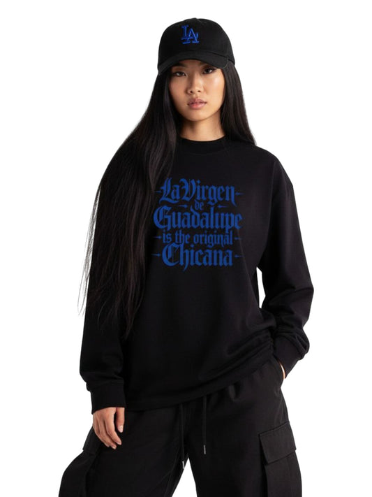 𝔾𝕣𝕠𝕦𝕟𝕕ℤ𝕖𝕣𝕠🎭♠墨西哥♠匪幫⚂25-26年⚅美式嘻哈厚磅數哥德字母內搭長袖男女上衣T-SHIRT