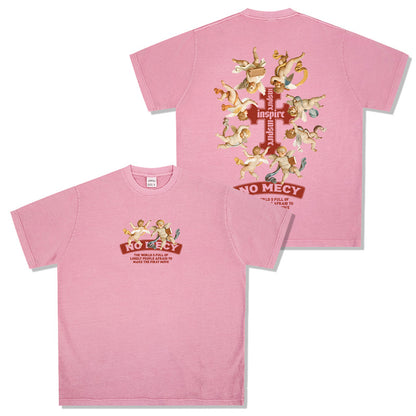 G.Z邁阿密南岸✥𝔾𝕣𝕠𝕦𝕟𝕕ℤ𝕖𝕣𝕠®✥2025年南裝大佬/美式嘻哈寬鬆重磅數No Mecy天使男女中性T-Shirt上衣