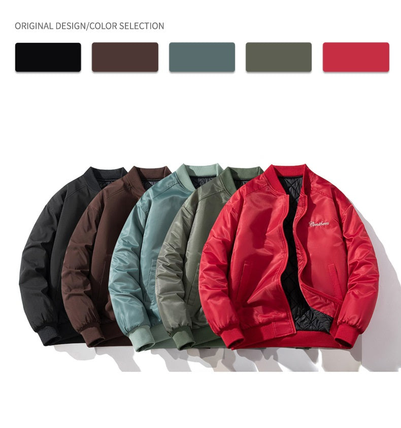🔥𝔾𝕣𝕠𝕦𝕟𝕕⇔ℤ𝕖𝕣𝕠®25-26年秋冬新款vintag復古防風刺鏽飛行夾克外套5色