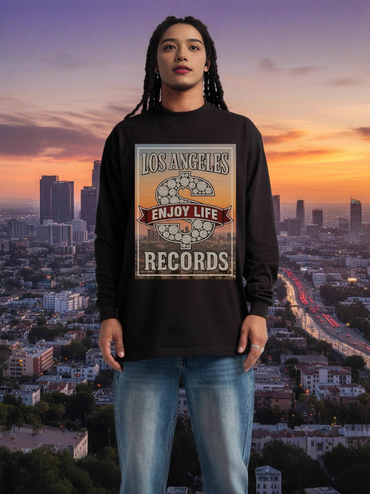 𝔾𝕣𝕠𝕦𝕟𝕕ℤ𝕖𝕣𝕠🎭♠墨西哥♠匪幫⚂25-26年⚅美式嘻哈厚磅數洛杉磯內搭長袖男女上衣T-SHIRT